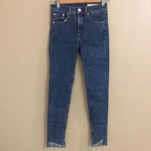 rag & bone Blue Skinny Jeans